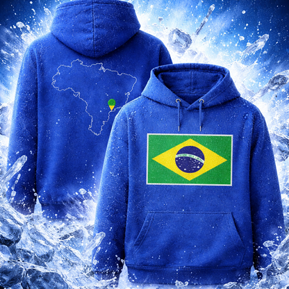 Brasilien Hoodie - Trage, wo du herkommst.