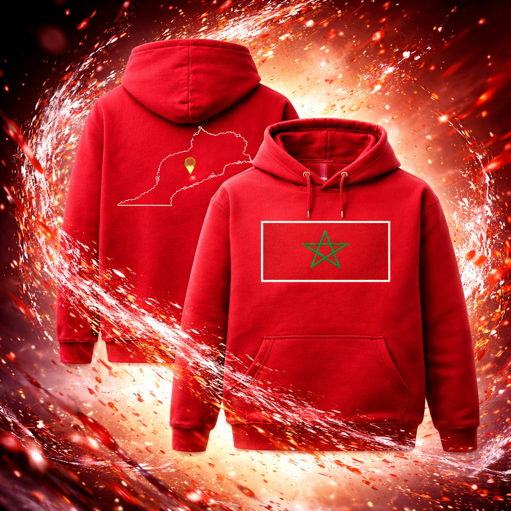 Marokko Hoodie - Trage, wo du herkommst.